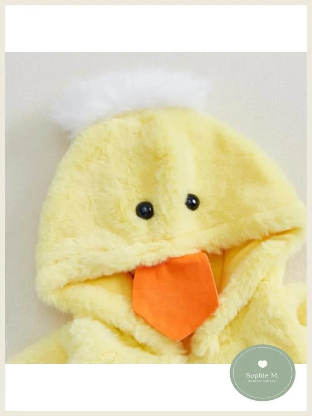 Baby Chick Halloween Costume Romper with Striped Leggings, Soft Fleece Infant